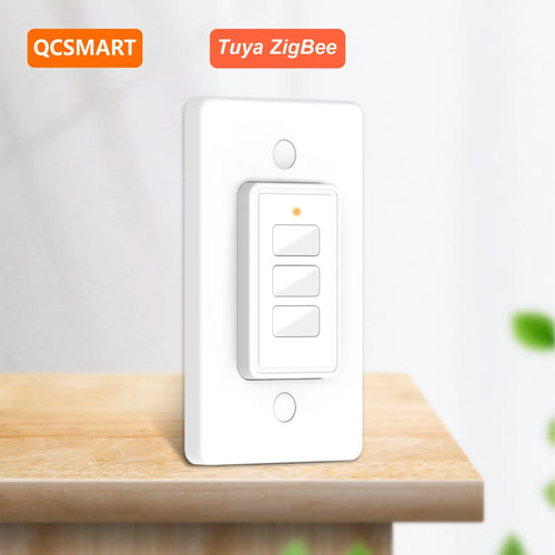 Tuya Smart Life ZigBee US Mini Scene Switch Remote 3 Gang 9 Control Mode with Base Home Assistant Google Alexa DIY Automation - Home Smart Direct