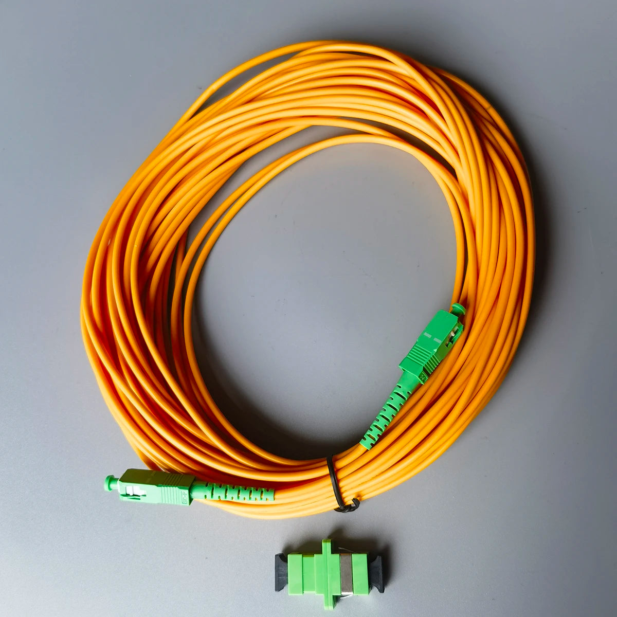 Single Mode SC APC Fiber Patch Cable with Adapter