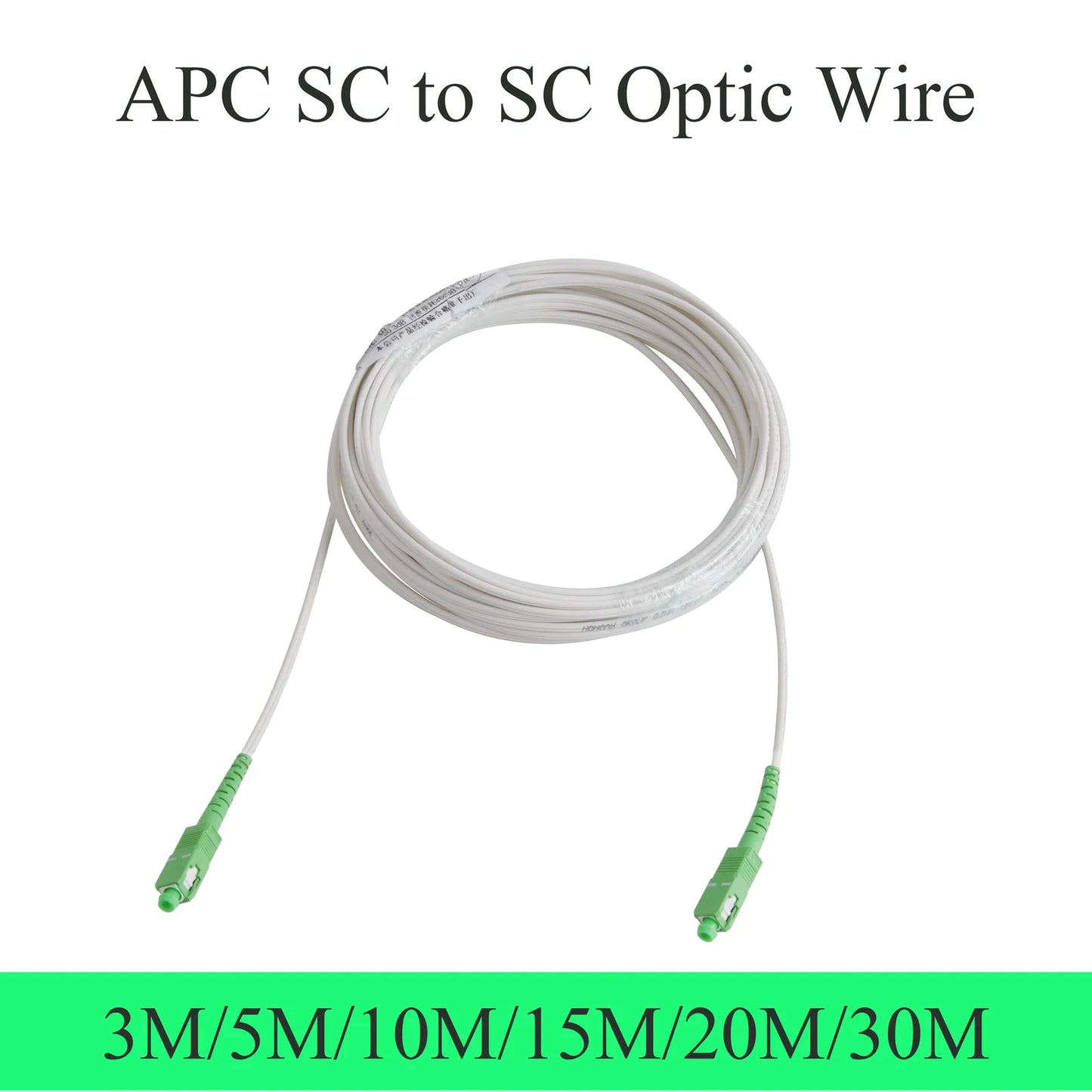 Single Mode SC to SC Fiber Optic Extension Cable