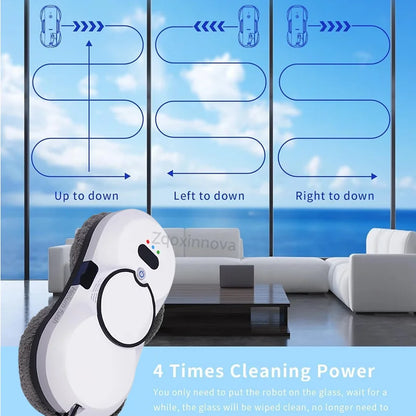 Smart Window Cleaning Robot with Auto Cleaning System