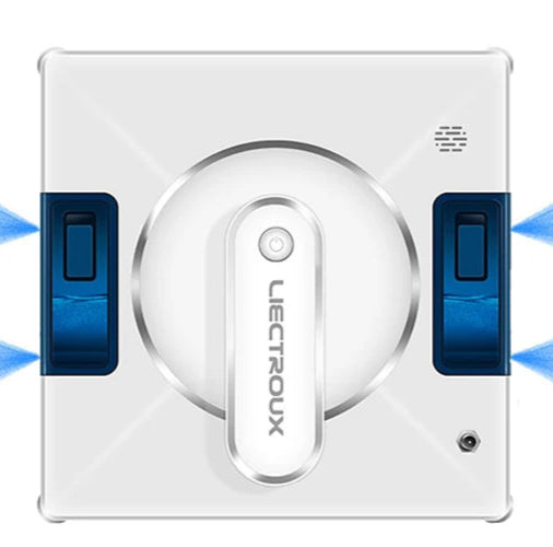 Smart Window Cleaning Robot with Water Spray and Navigation