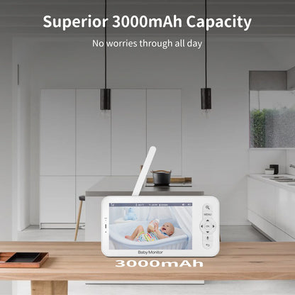 WiFi Baby Monitor with App Control PTZ Camera and Lullabies