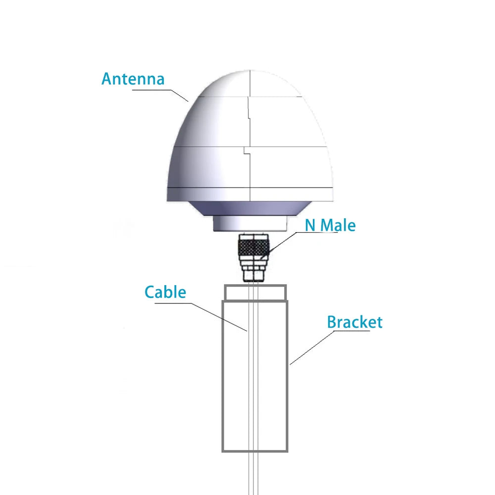 Marine Navigation GPS Antenna with Waterproof Connector