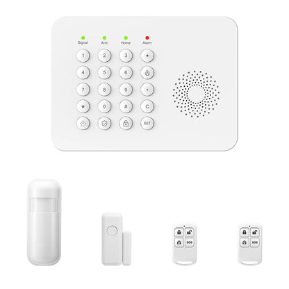 PGST WiFi GSM Security Protection Alexa Tuya Smart Life Home Automation Motion Door Magnetic Sensor Alarm Security System Kit - Home Smart Direct