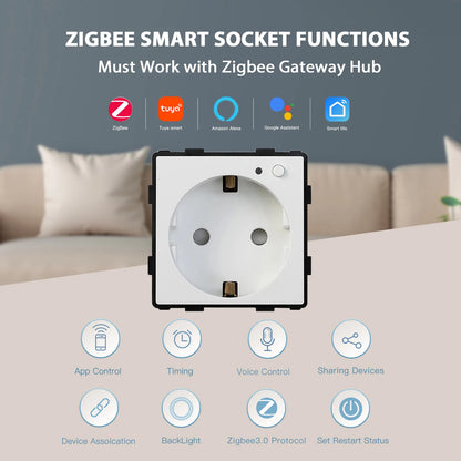 Zigbee Smart Plug with Power Monitoring and Wireless Control