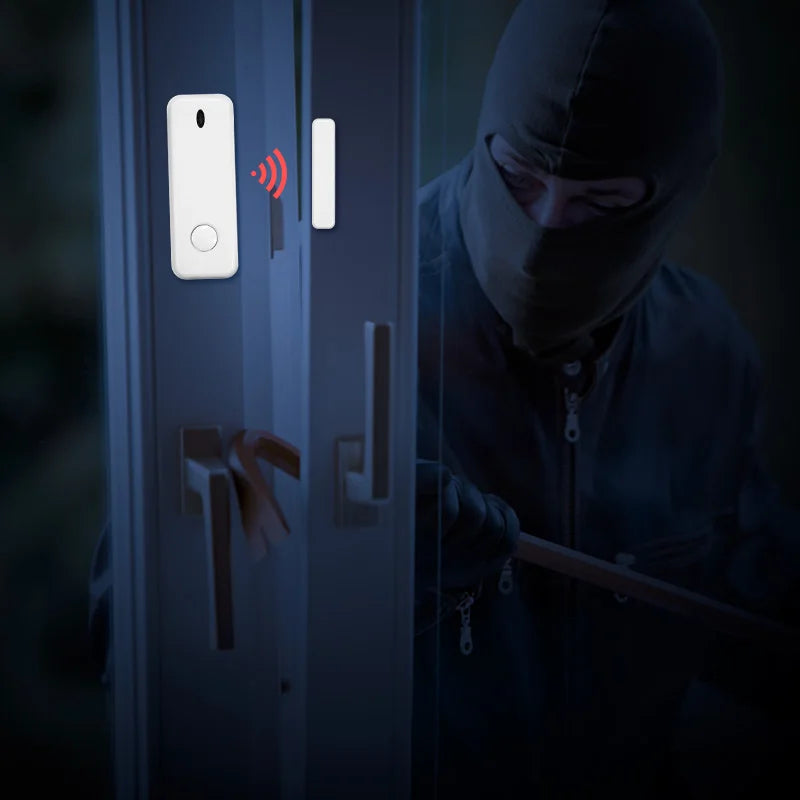 D10 Window Door Sensor Alarm 433MHz Wireless Magnet Sensor Detector Burglar An-theft For G20 G30 Home Security Alarm System - Home Smart Direct