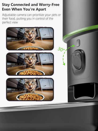 Automatic Cat Feeder with Camera and App Control