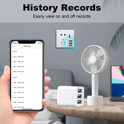 Smart Micro USB Adapter with Timing and Voice Control