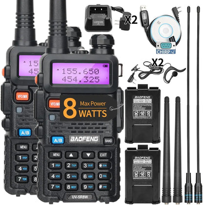 High Power Dual Band Walkie Talkie with Long Range Performance