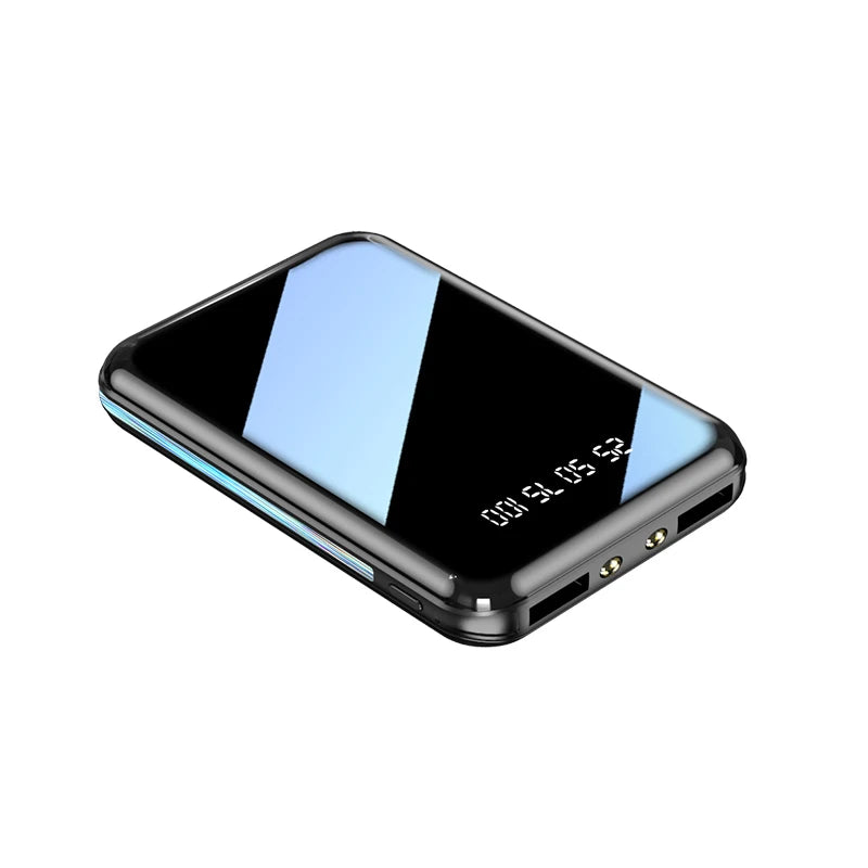 Mini Portable Power Bank with LED Display External Battery