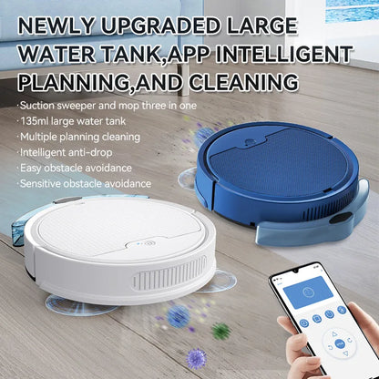 3 in 1 Smart Sweeping and Vacuuming Robot Cleaner