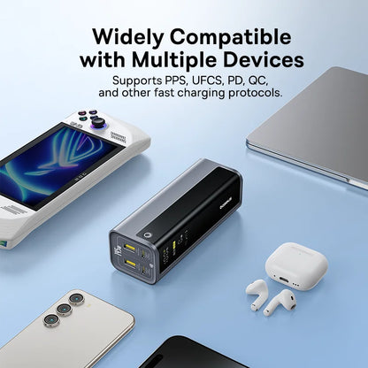 Dual Port Power Bank Fast Charging with Digital Display