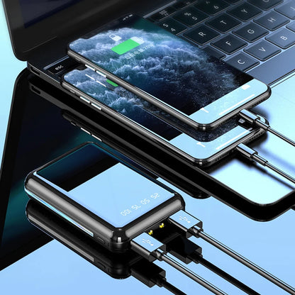 Mini Portable Power Bank with LED Display External Battery