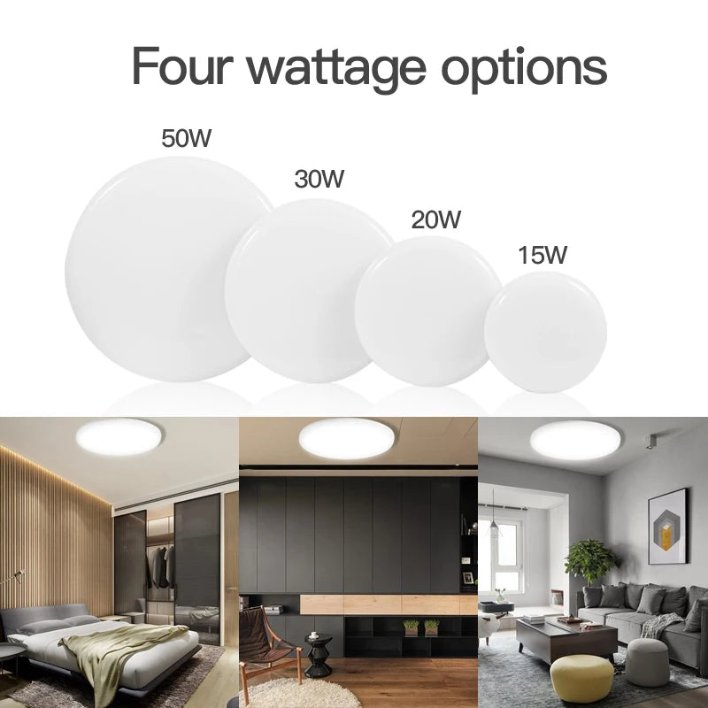 Modern LED Ceiling Light Fixture for Living Room and Bedroom - Home Smart Direct