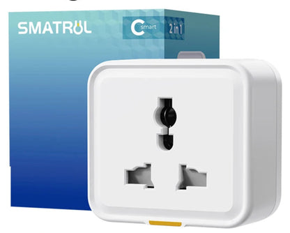 Universal Smart Plug Travel Adapter with Power Monitoring