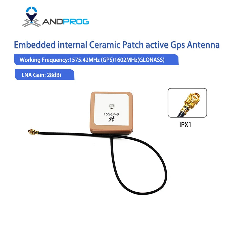 Embedded Active GPS Ceramic Patch Antenna