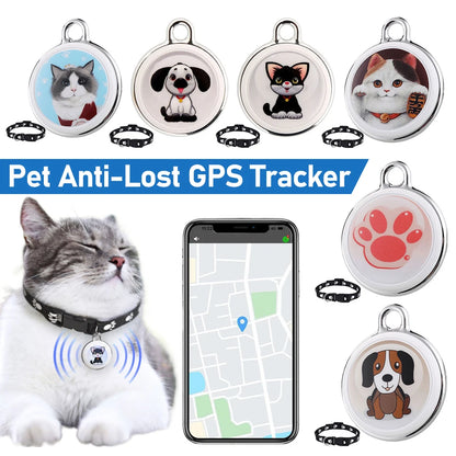 GPS Tracker Collar for Cats and Dogs Waterproof Smart Locator