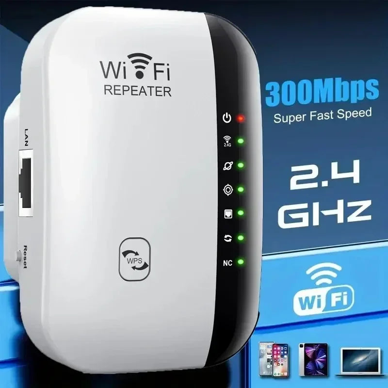 300Mbps WiFi Amplifier Wireless Repeater Extender with 802.11N Booster