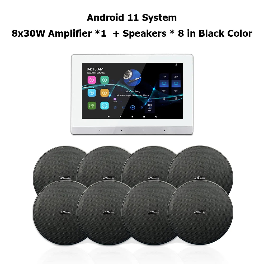Smart Audio System WiFi Bluetooth Wall Amplifier with Ceiling Speaker - Home Smart Direct