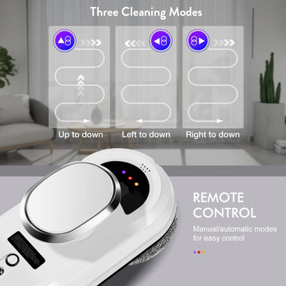 Smart Window Cleaning Robot with Remote Control