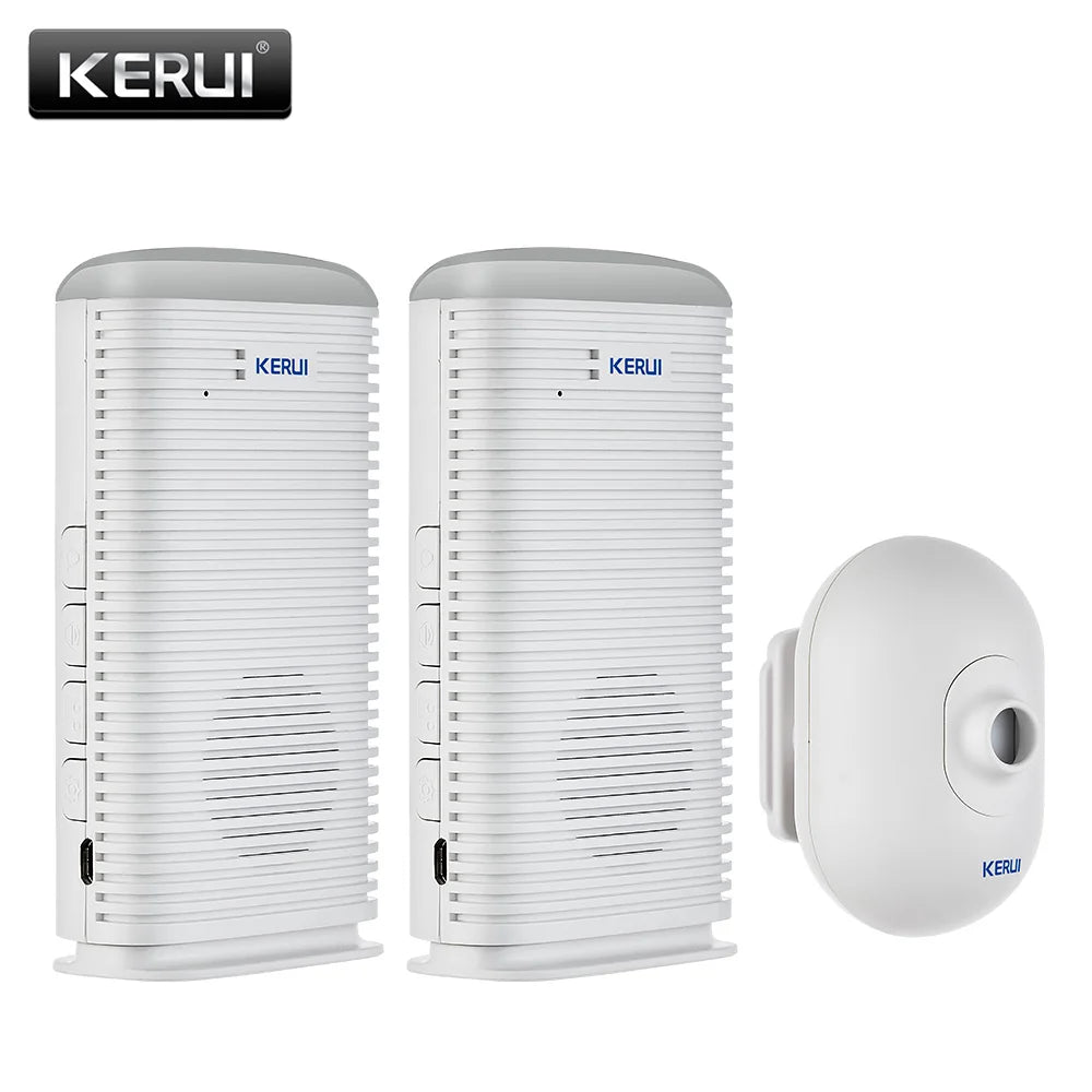KERUI DW9 Driveway Garage Alarm Wireless Welcome Burglar Passage Detector Outdoor PIR Motion Sensor Alarm Security Protection - Home Smart Direct