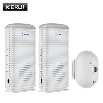 KERUI DW9 Driveway Garage Alarm Wireless Welcome Burglar Passage Detector Outdoor PIR Motion Sensor Alarm Security Protection - Home Smart Direct
