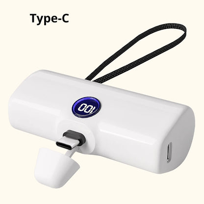 Compact Fast Charging Portable Power Bank with LED Display