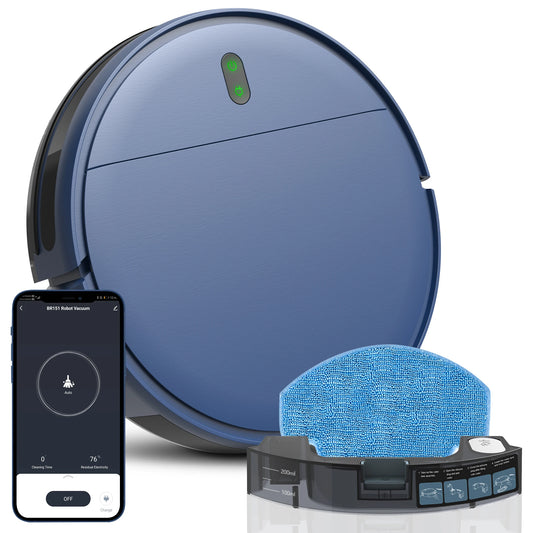 Smart Robot Vacuum with App Control and Wet Mopping