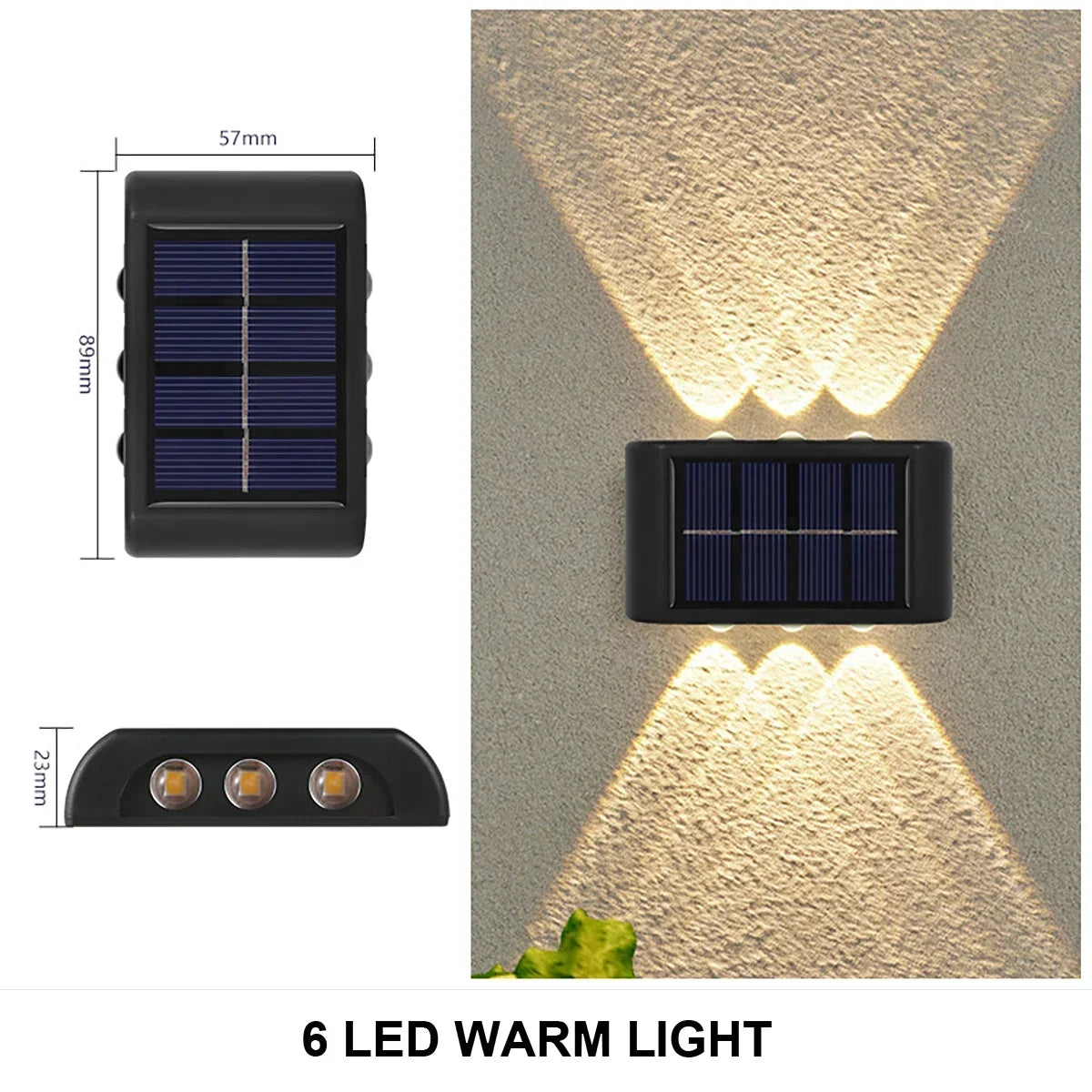 Outdoor Solar Wall Light for Garden and Home Security