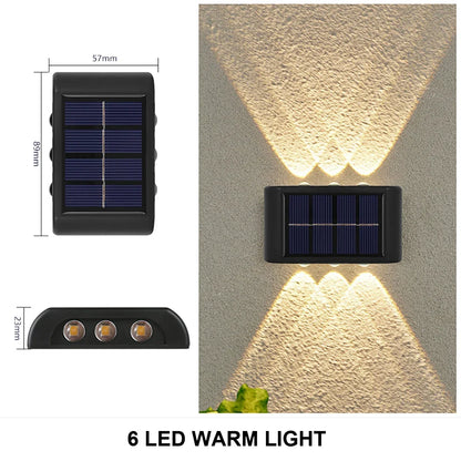 Outdoor Solar Wall Light for Garden and Home Security