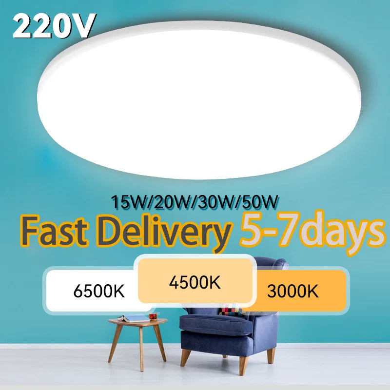 Modern LED Ceiling Light Fixture for Living Room and Bedroom - Home Smart Direct