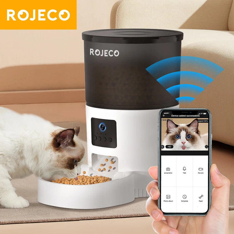 Automatic Cat Feeder with Camera and Remote Control