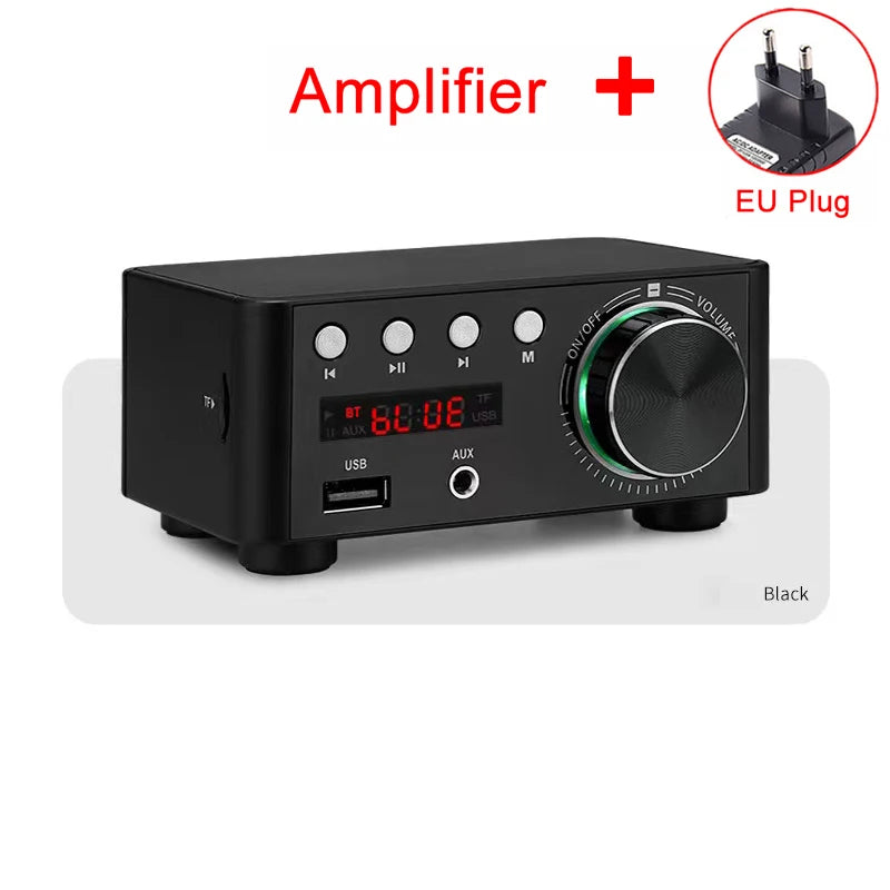 Mini HiFi Bluetooth Power Amplifier with USB AUX Input - Home Smart Direct