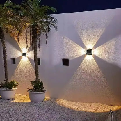 Outdoor Solar Wall Light for Landscape and Garden Lighting