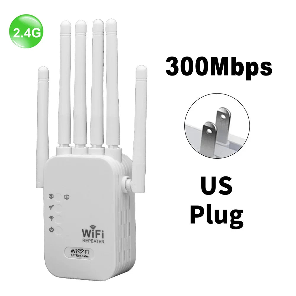 1200Mbps Dual Band WiFi Repeater Wireless Signal Extender Network Amplifier