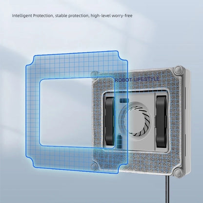 Window Cleaning Robot with Spray and App Voice Control