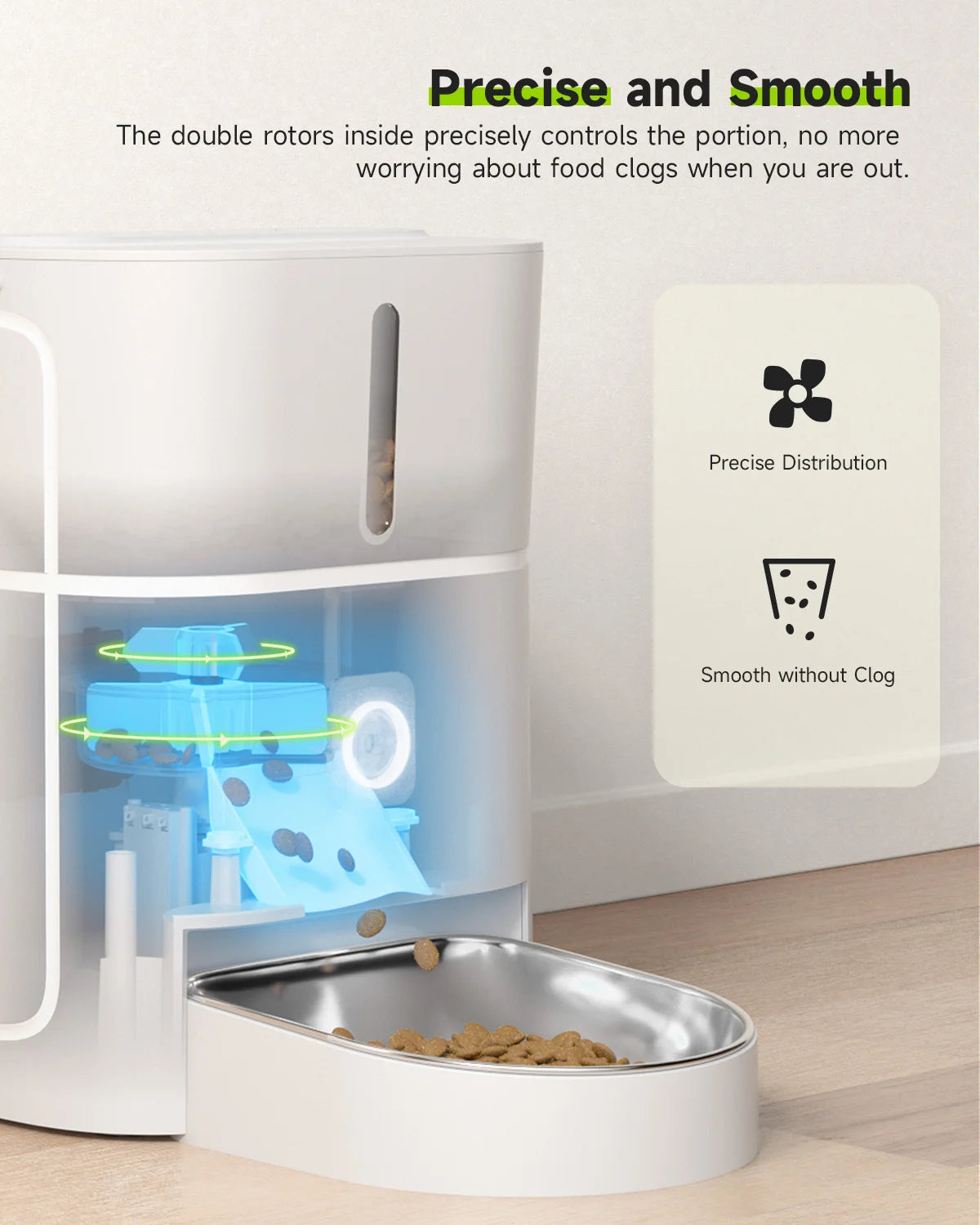 Automatic Cat Food Dispenser Timed Smart Pet Feeder