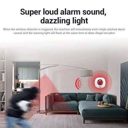 KERUI 110db Loud Alarm Siren Strobe Red Light 433MHz Wireless Indoor Flashing  Horn for G12 G20 G30 G34 G60B G70 Alarm System - Home Smart Direct