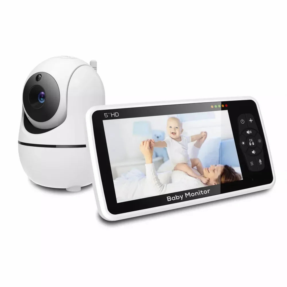 Video Baby Monitor with Camera Audio Zoom and Temperature Sensor