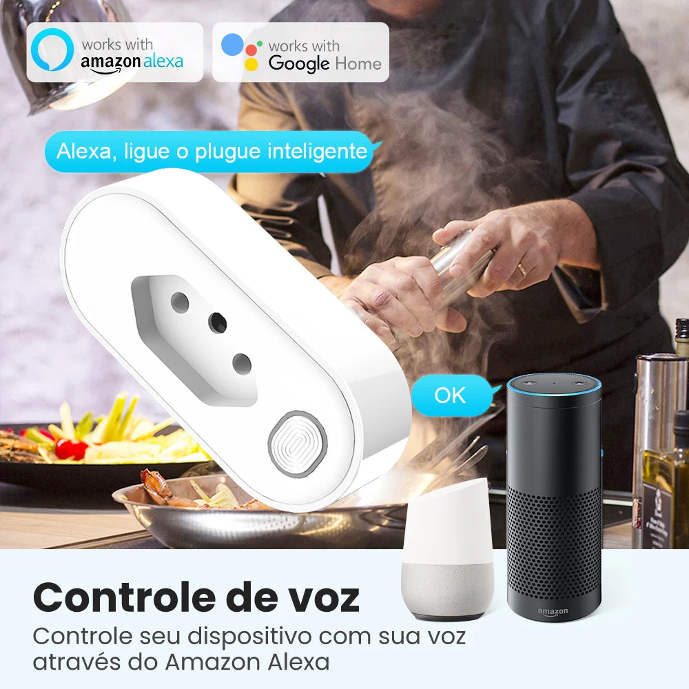 WiFi Smart Plug App Remote Control with Voice Assistant