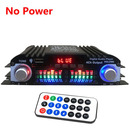 HiFi Audio Amplifier with Bluetooth Karaoke Player - Home Smart Direct