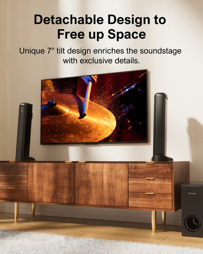 Ultimea Soundbar with Subwoofer Detachable Bluetooth Home Theater Speaker - Home Smart Direct