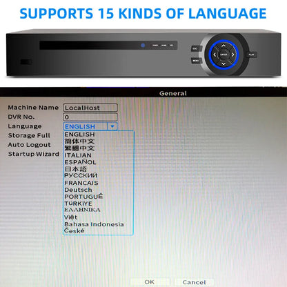 KERUI 4CH 8CH 4K H.265 POE NVR Network Video Recorder ONVIF Security CCTV Surveillance For 4MP 6MP 8MP POE IP Camera System - Home Smart Direct