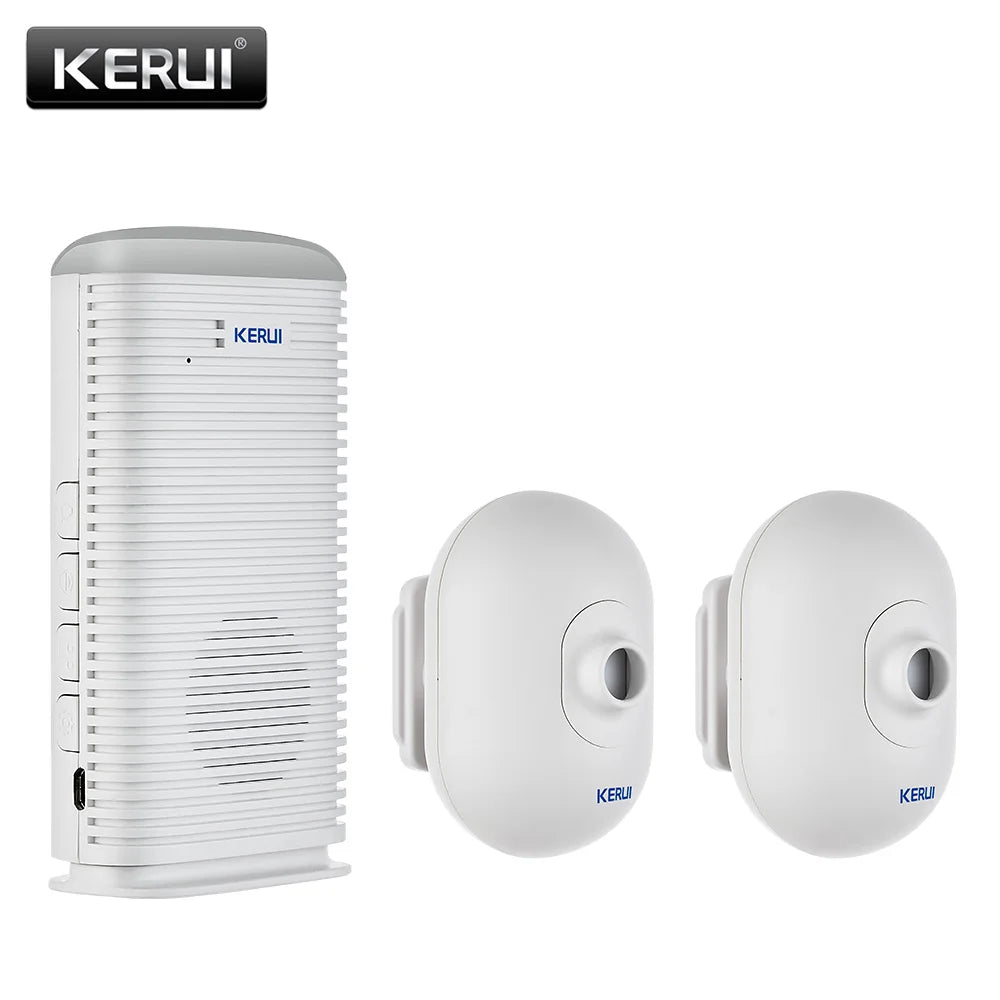 KERUI DW9 Driveway Garage Alarm Wireless Welcome Burglar Passage Detector Outdoor PIR Motion Sensor Alarm Security Protection - Home Smart Direct