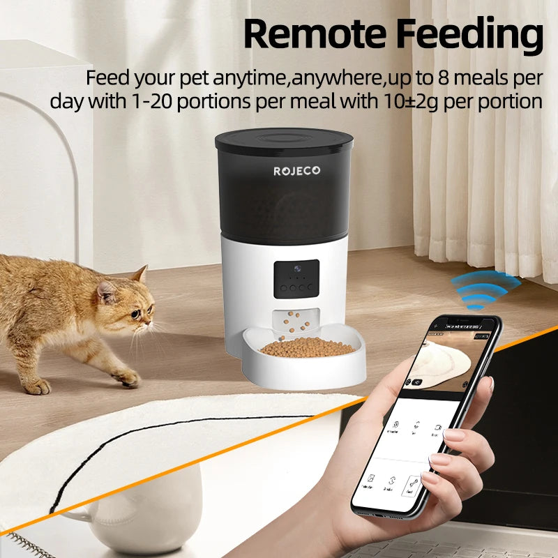 Automatic Cat Feeder with Camera and Remote Control