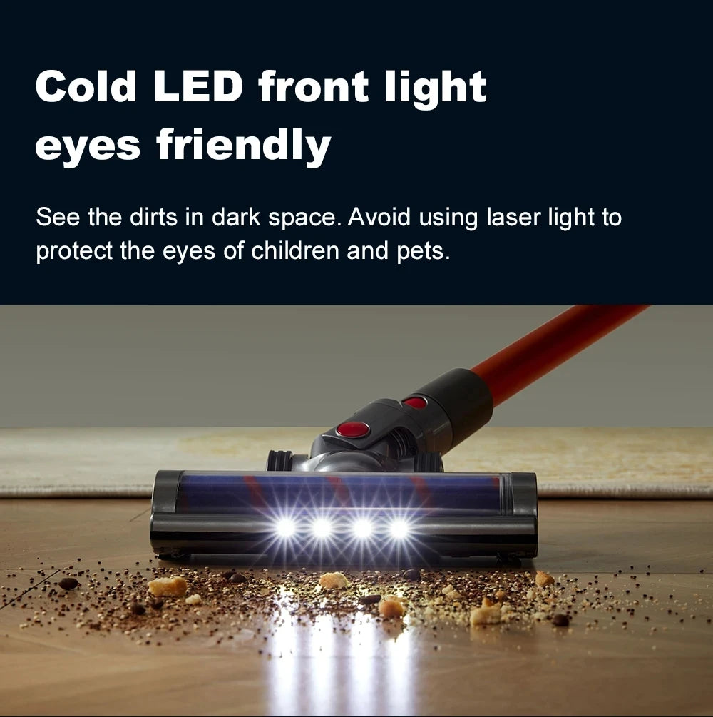 Cordless Handheld Vacuum Cleaner with Touch Screen Control