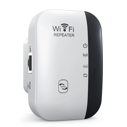 300Mbps WiFi Repeater Wireless Range Extender with 7 LED Indicators for PC