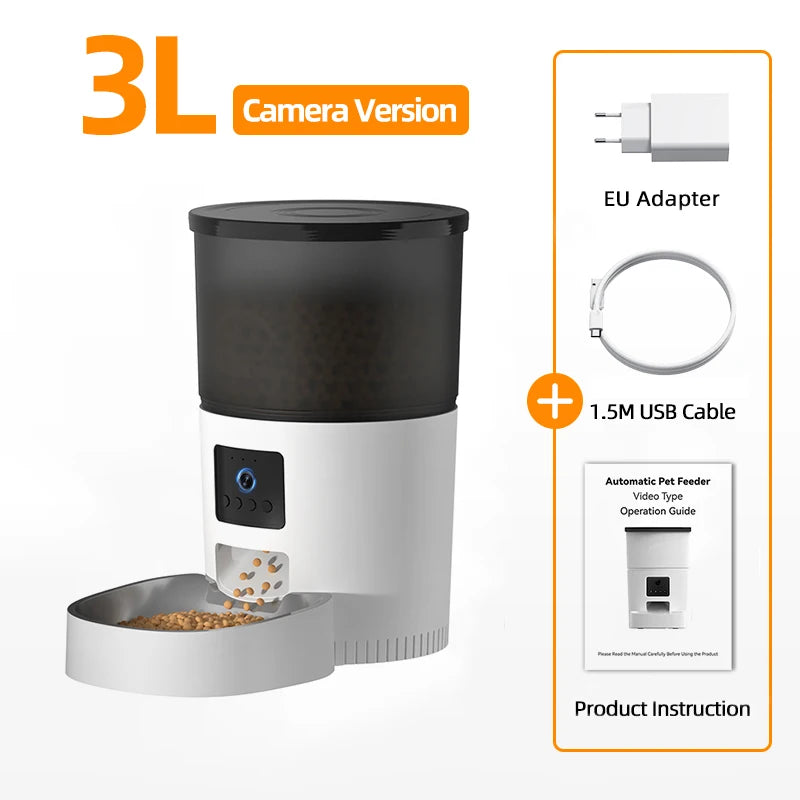 Automatic Cat Feeder with Camera and Remote Control