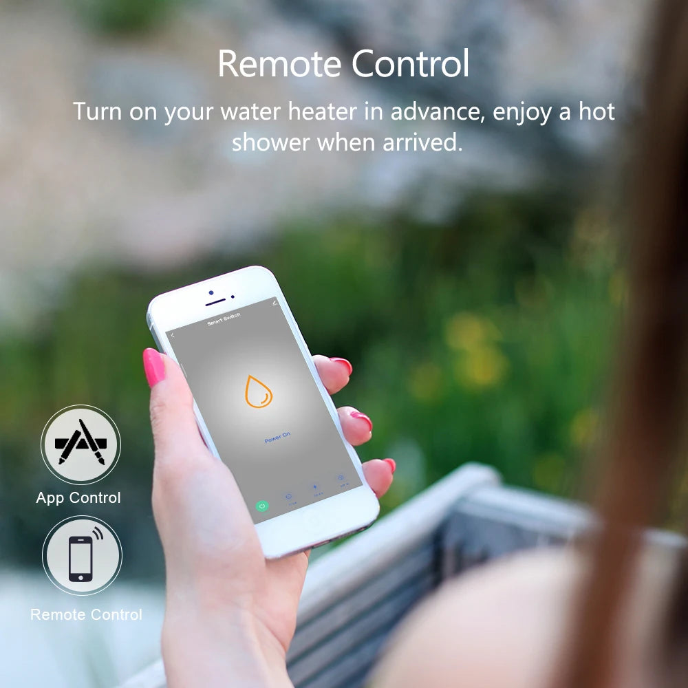 Smart WiFi Boiler Water Heater Switch with App Timer