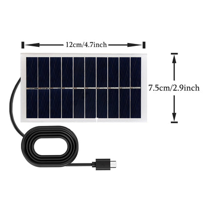 Rechargeable LED Light Bulb with Remote and Solar Panel for Camping - Home Smart Direct